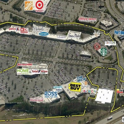 Crossroads Plaza plan - map of store locations