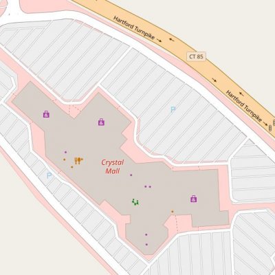 Crystal Mall plan - map of store locations