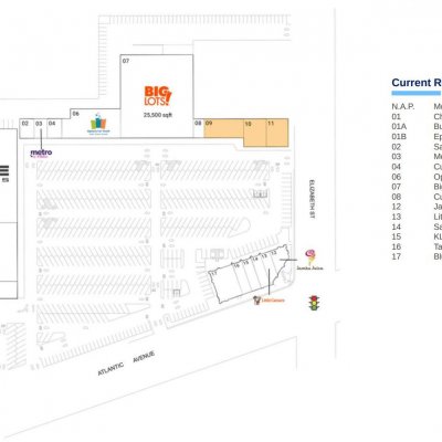 Cudahy Plaza plan - map of store locations