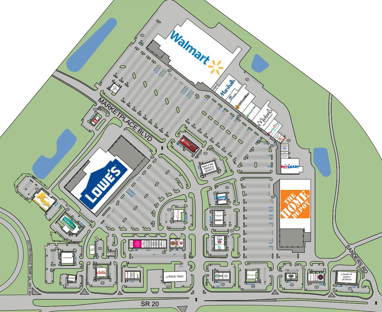 Cumming Marketplace (46 stores) - shopping in Cumming, Georgia GA 30041 ...