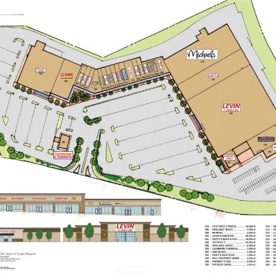 Curry Hollow Center plan - map of store locations