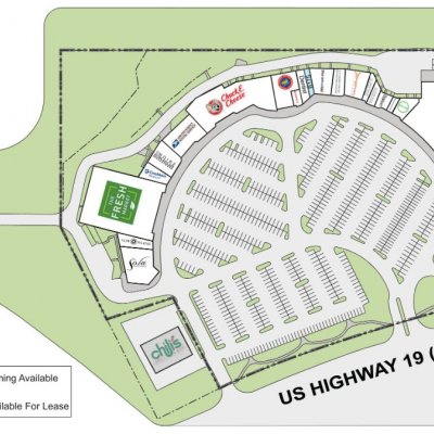 Cypress Point Shopping Center plan - map of store locations