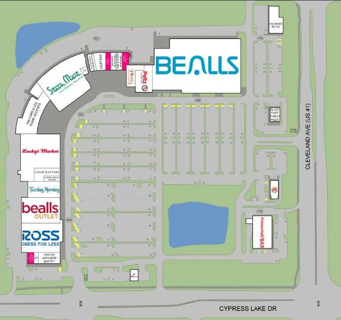 Cypress Trace (19 stores) shopping in Fort Myers, Florida FL 33907