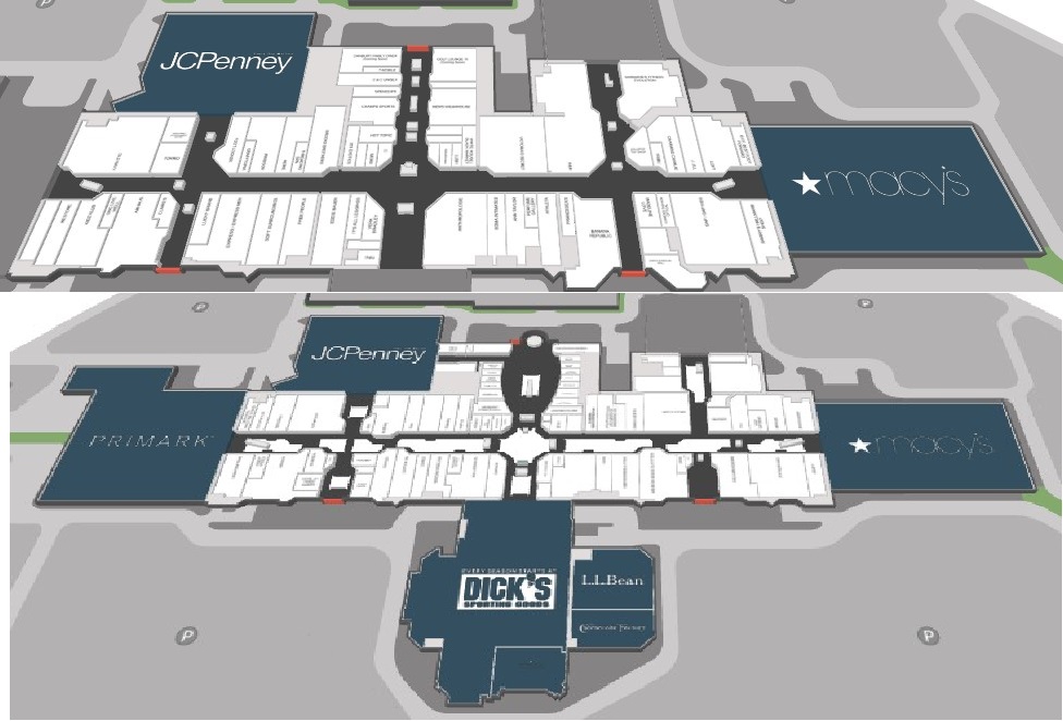 Map Of Danbury Mall Danbury Fair (154 Stores) - Shopping In Danbury, Connecticut Ct 06810 -  Mallscenters