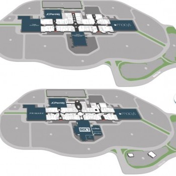 Danbury Fair plan - map of store locations