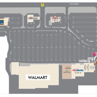 Darien Towne Centre plan - map of store locations