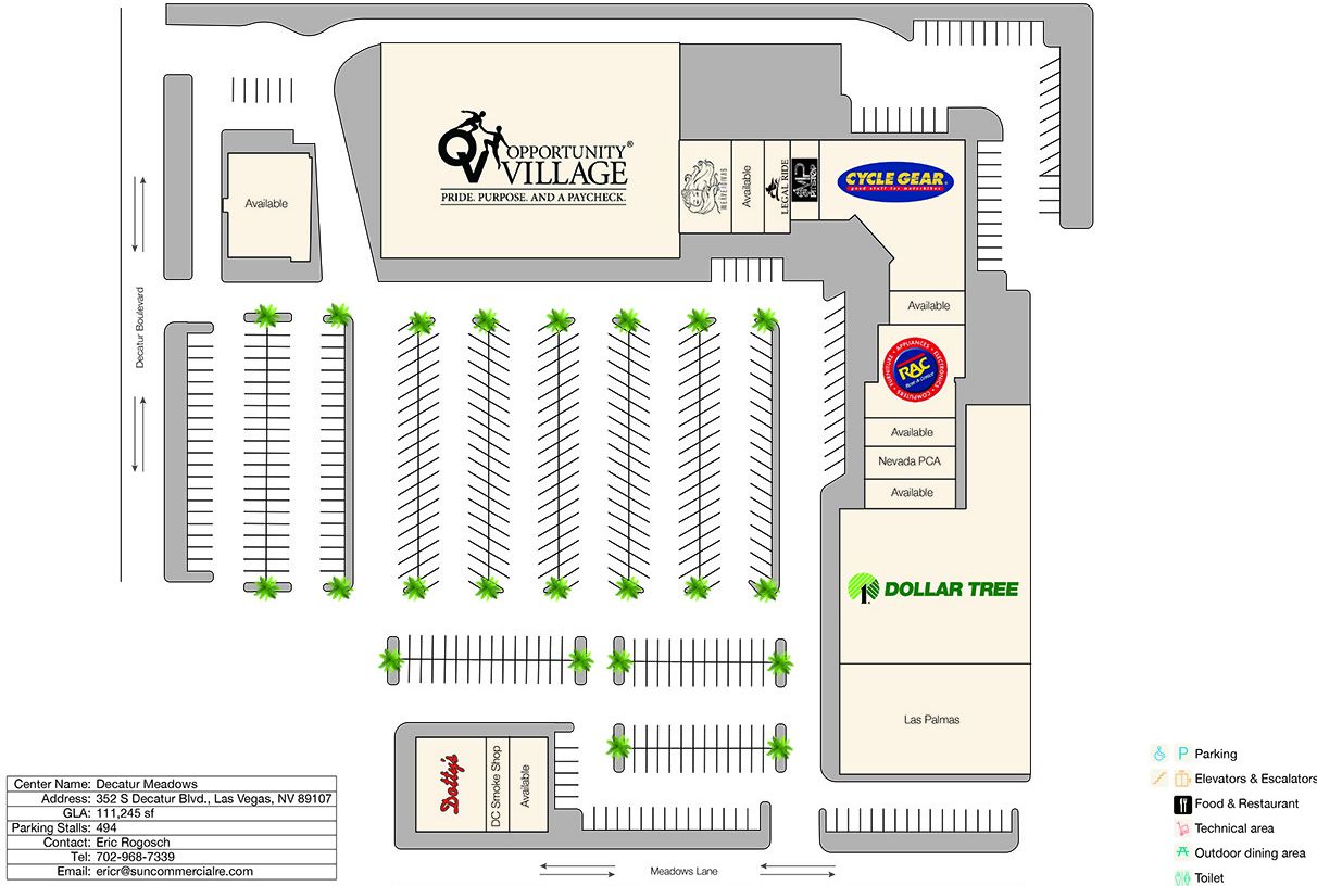 Meadows Mall Directory & Map
