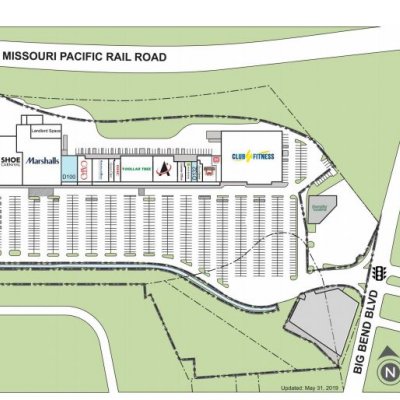 Deer Creek Shopping Center plan - map of store locations
