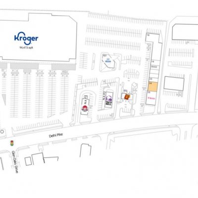 Delhi Shopping Center plan - map of store locations