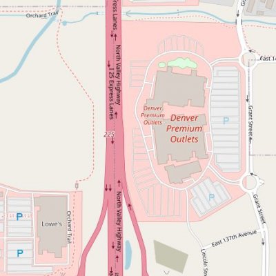 Denver Premium Outlets plan