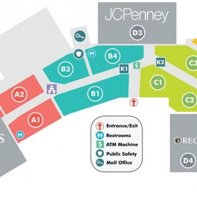 Eagle Ridge Mall plan - map of store locations