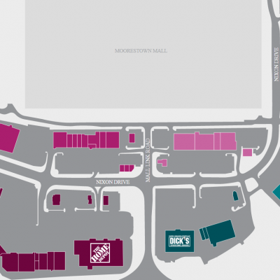 East Gate Square plan - map of store locations