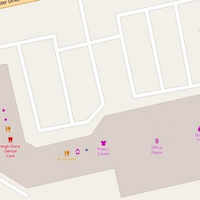 Eastchester Shopping Center plan - map of store locations