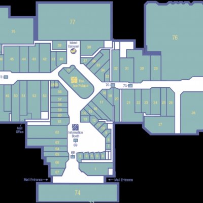 Eastdale Mall plan - map of store locations