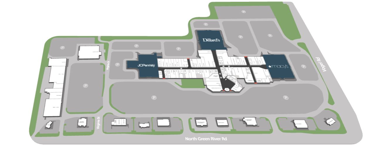 Map of Eastland Mall