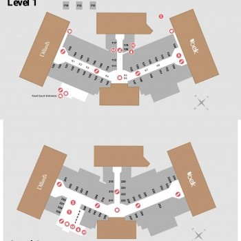 Eastridge Mall Gastonia plan - map of store locations