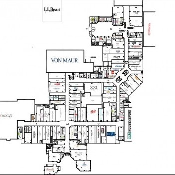 Eastview Mall plan - map of store locations