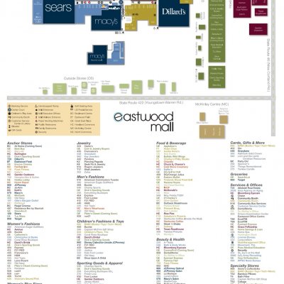 Eastwood Mall Store Map Eastwood Mall Ohio (190 Stores) - Shopping In Niles, Ohio Oh 44446 -  Mallscenters