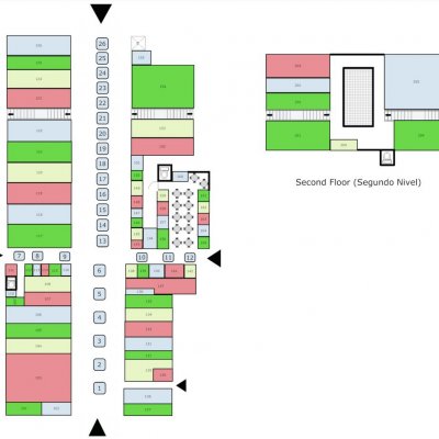 El Cantón Mall plan - map of store locations