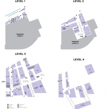 Empire Outlets plan - map of store locations