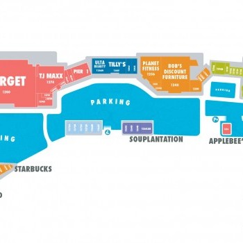 Escondido Promenade plan - map of store locations