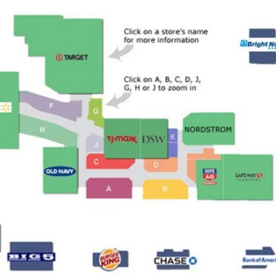 Factoria Market Place Mall plan - map of store locations