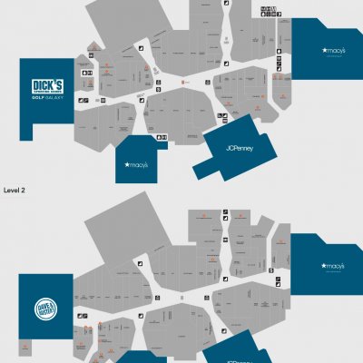 Fair Oaks Mall plan - map of store locations