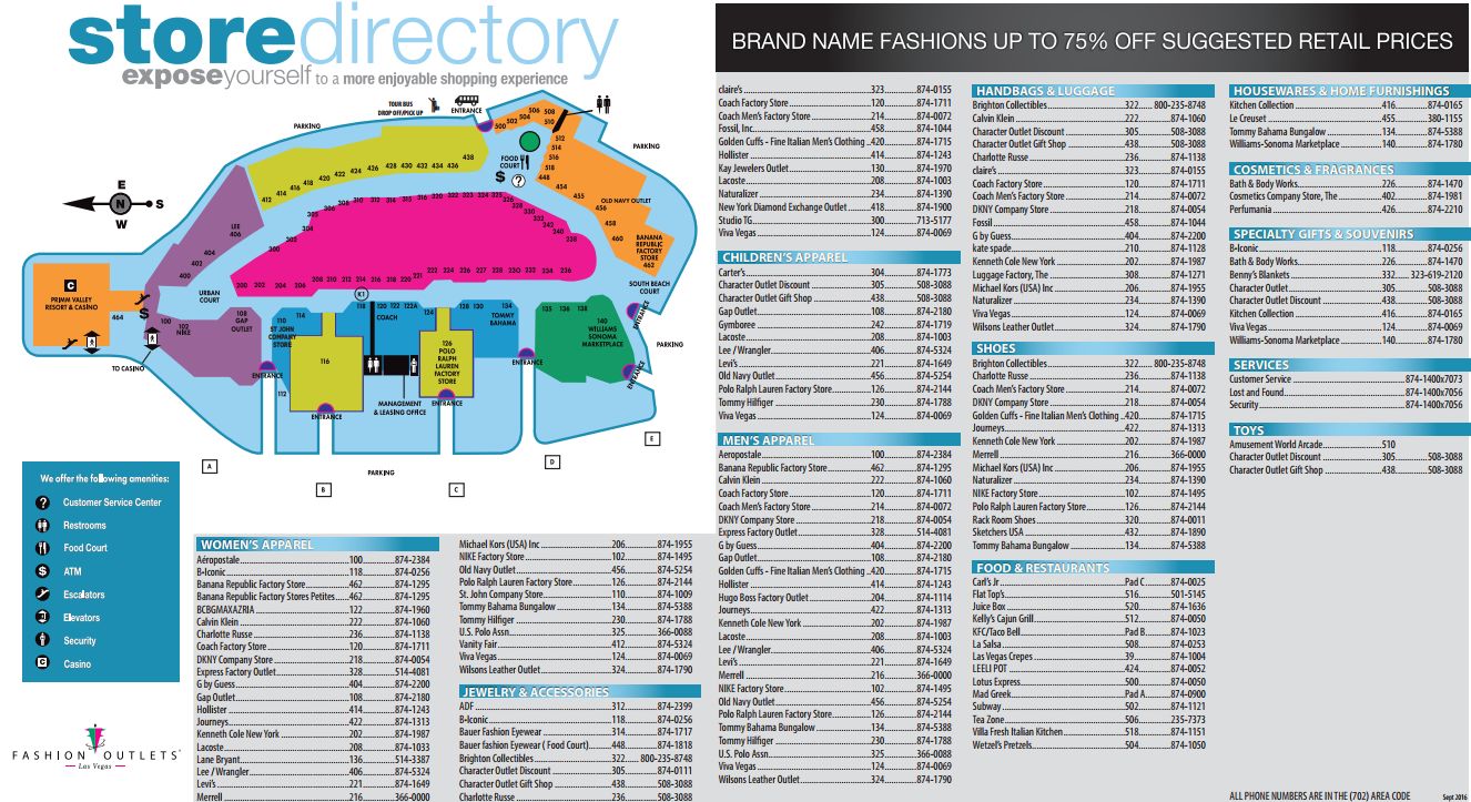 Fashion Outlets of Las Vegas (30 stores) - outlet shopping in Primm, Nevada NV 89019 - MallsCenters