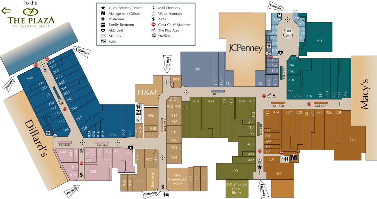 Fayette Mall (177 stores) shopping in Lexington, Kentucky KY 40503