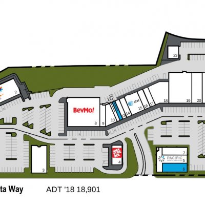 Fire Mountain Center plan - map of store locations