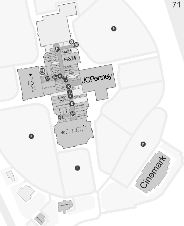 Fayette Mall Map Lexington Ky