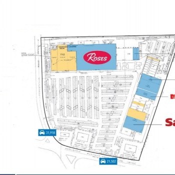 Forestville Plaza Shopping Center plan - map of store locations