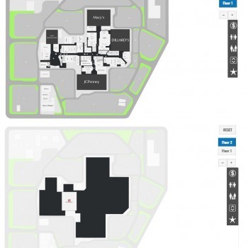 Franklin Park Mall plan - map of store locations