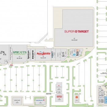 Fullerton Metrocenter plan - map of store locations
