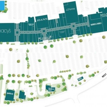 Gallatin Valley Mall plan - map of store locations