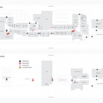 Galleria Edina plan - map of store locations
