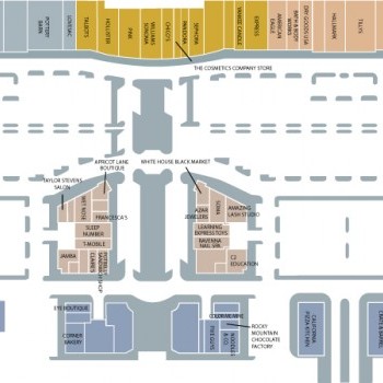 Geneva Commons plan - map of store locations