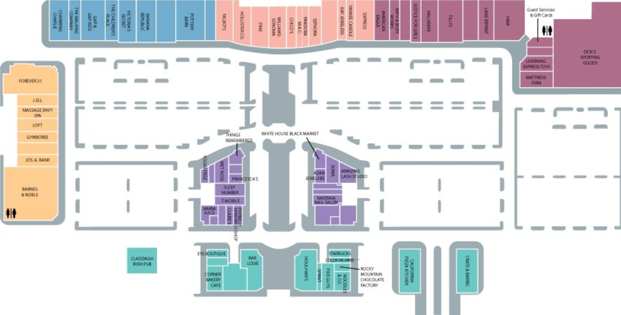 Geneva Commons (60 stores) shopping in Geneva, Illinois IL 60134 MallsCenters