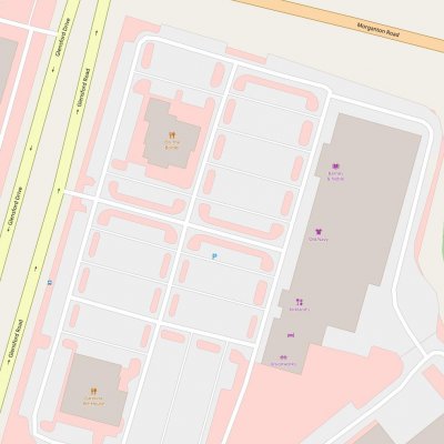 Glensford Commons plan - map of store locations