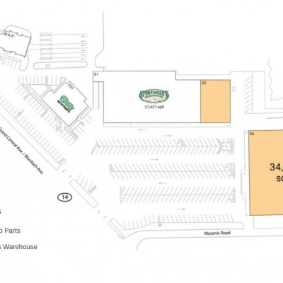 Grand Central Plaza plan - map of store locations