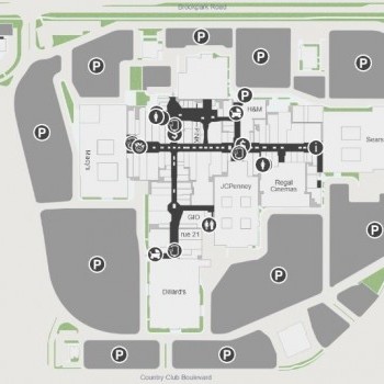 Great Northern Mall plan - map of store locations