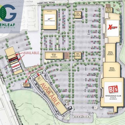 Greenleaf at Howell plan - map of store locations