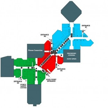 Greenspoint Mall plan - map of store locations