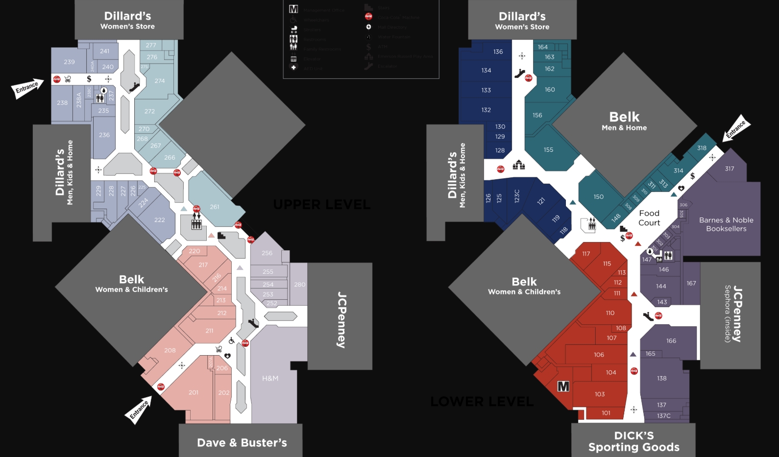 Hamilton Place Mall Map Hamilton Place (203 Stores) - Shopping In Chattanooga, Tennessee Tn 37421 -  Mallscenters
