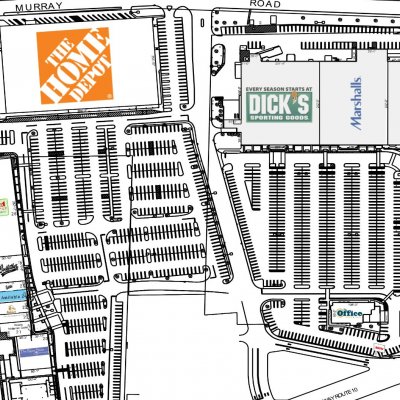 Hanover Commons plan - map of store locations