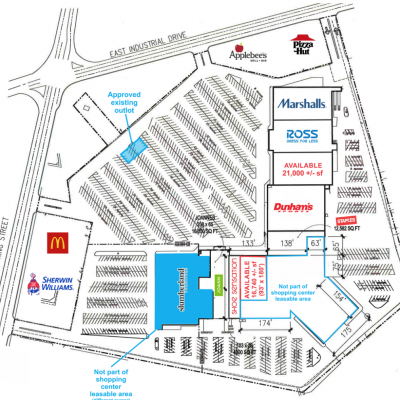 Heritage Village Shops and Professional Center plan - map of store locations