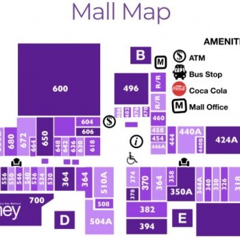 Indian River Mall plan - map of store locations