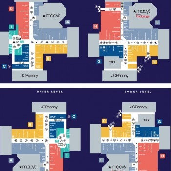 Ingram Park Mall plan - map of store locations