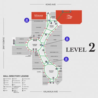 Intenrational Market Place plan - map of store locations