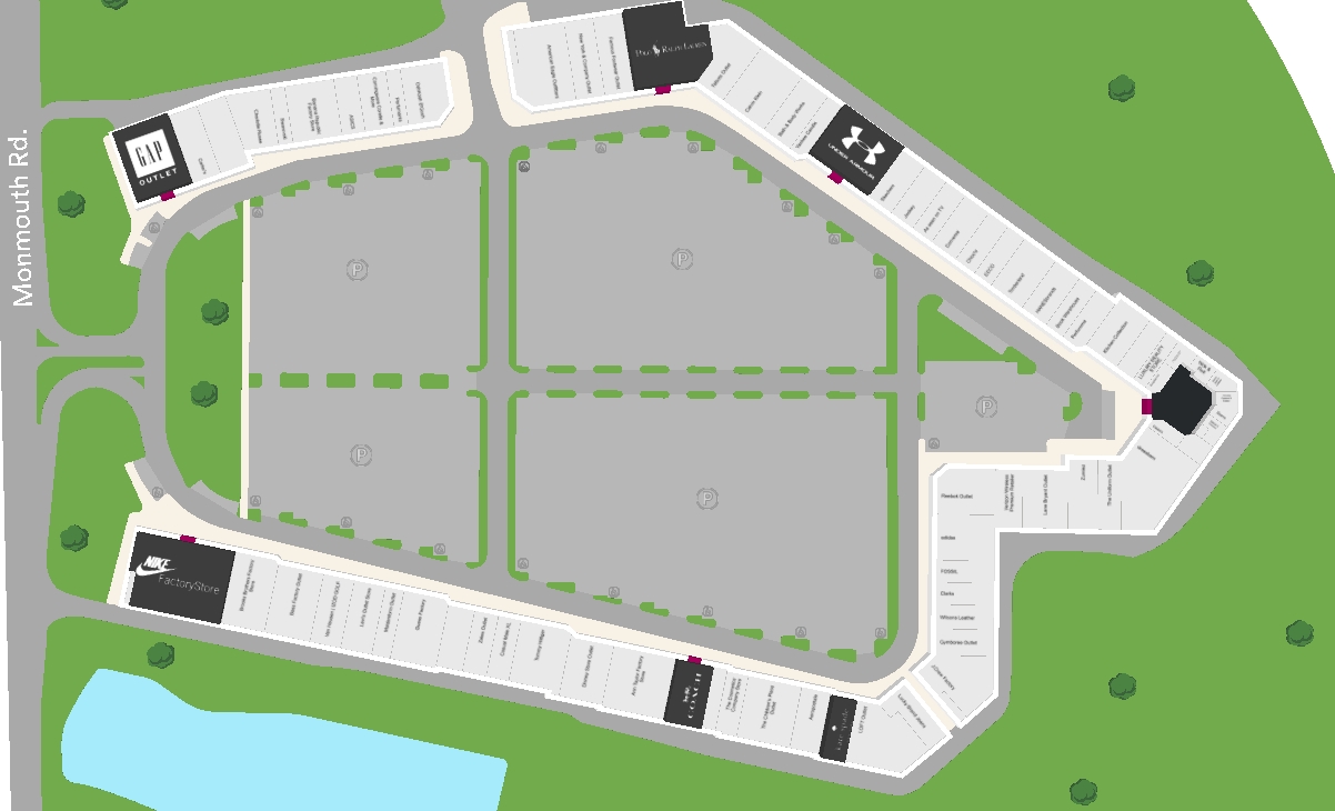 Allen Outlet Mall Stores Map Paul Smith